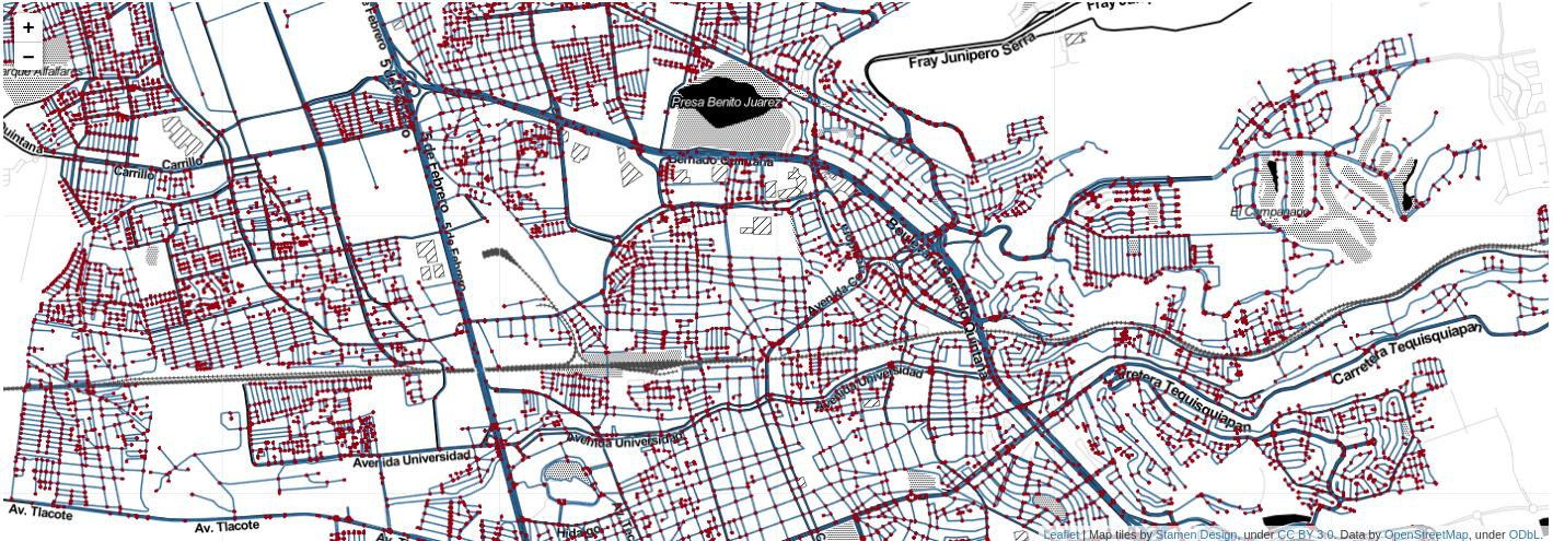 Rich dashboards built around road networks